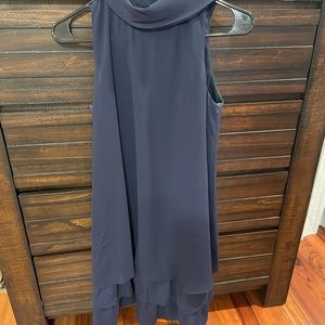 Vince Camuto navy occasion dress size 2